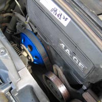 parts_48_24AG/AE86 大径ウォーターポンププーリー 取付例